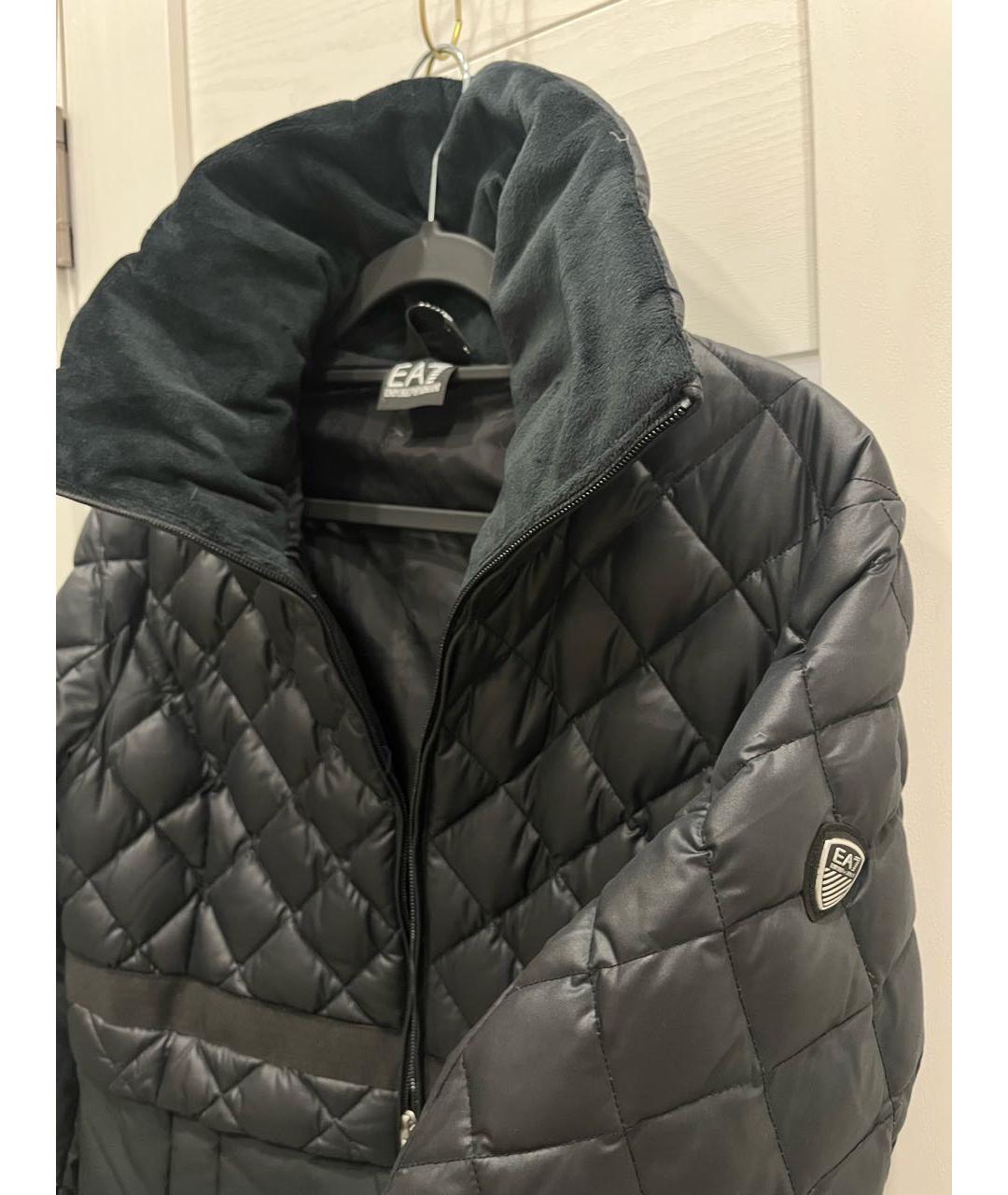 EMPORIO ARMANI Темно-синий пуховик, фото 3