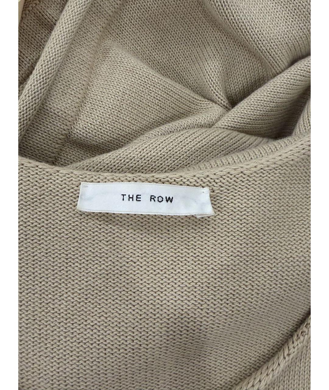 THE ROW Бежевый хлопковый джемпер / свитер, фото 5