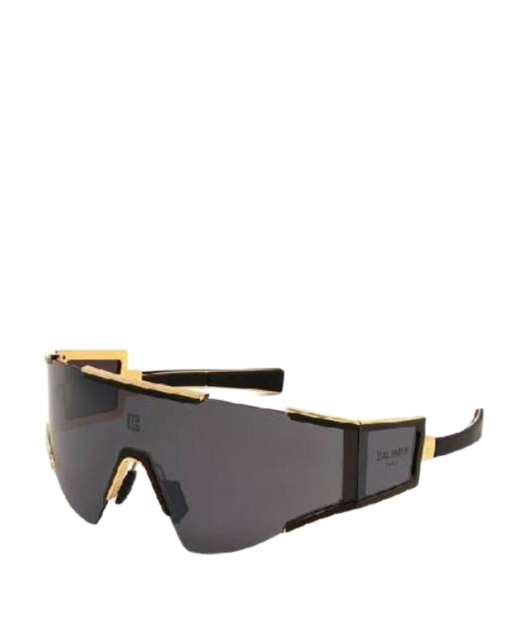 BALMAIN Черные пластиковые солнцезащитные очки, фото 1