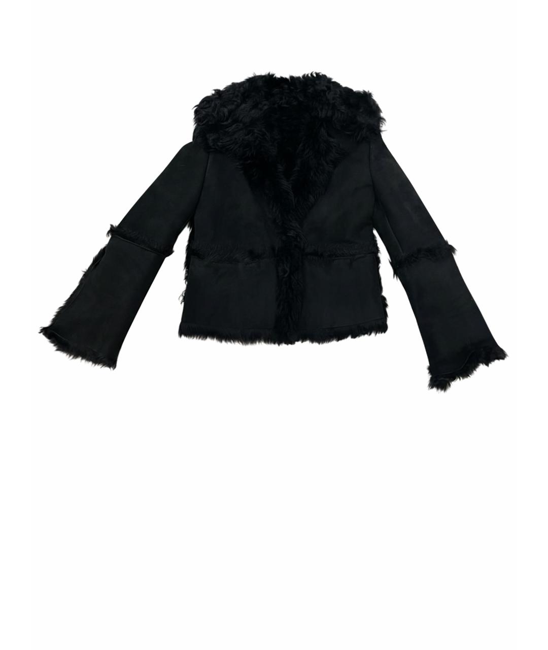 GUCCI Черная замшевая дубленка, фото 1