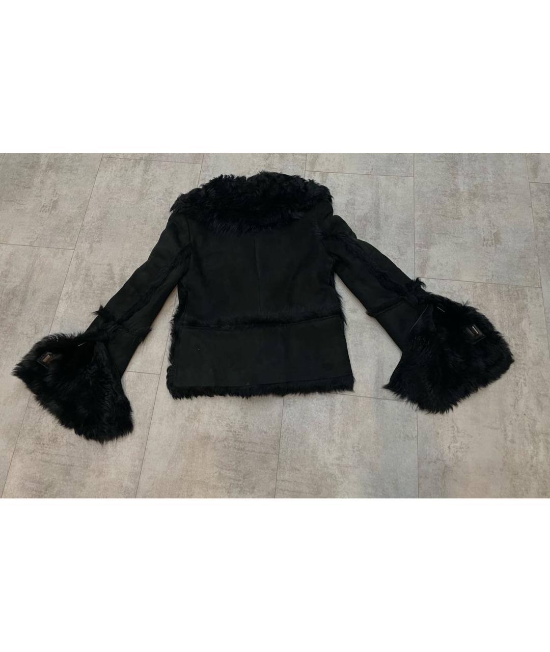 GUCCI Черная замшевая дубленка, фото 2