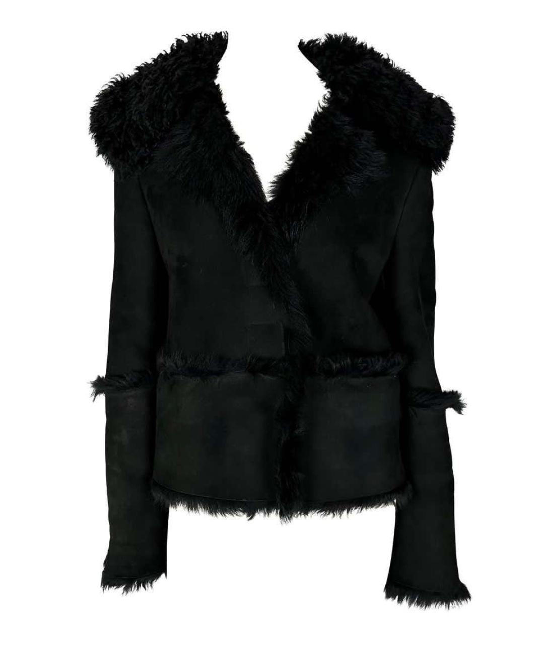 GUCCI Черная замшевая дубленка, фото 8