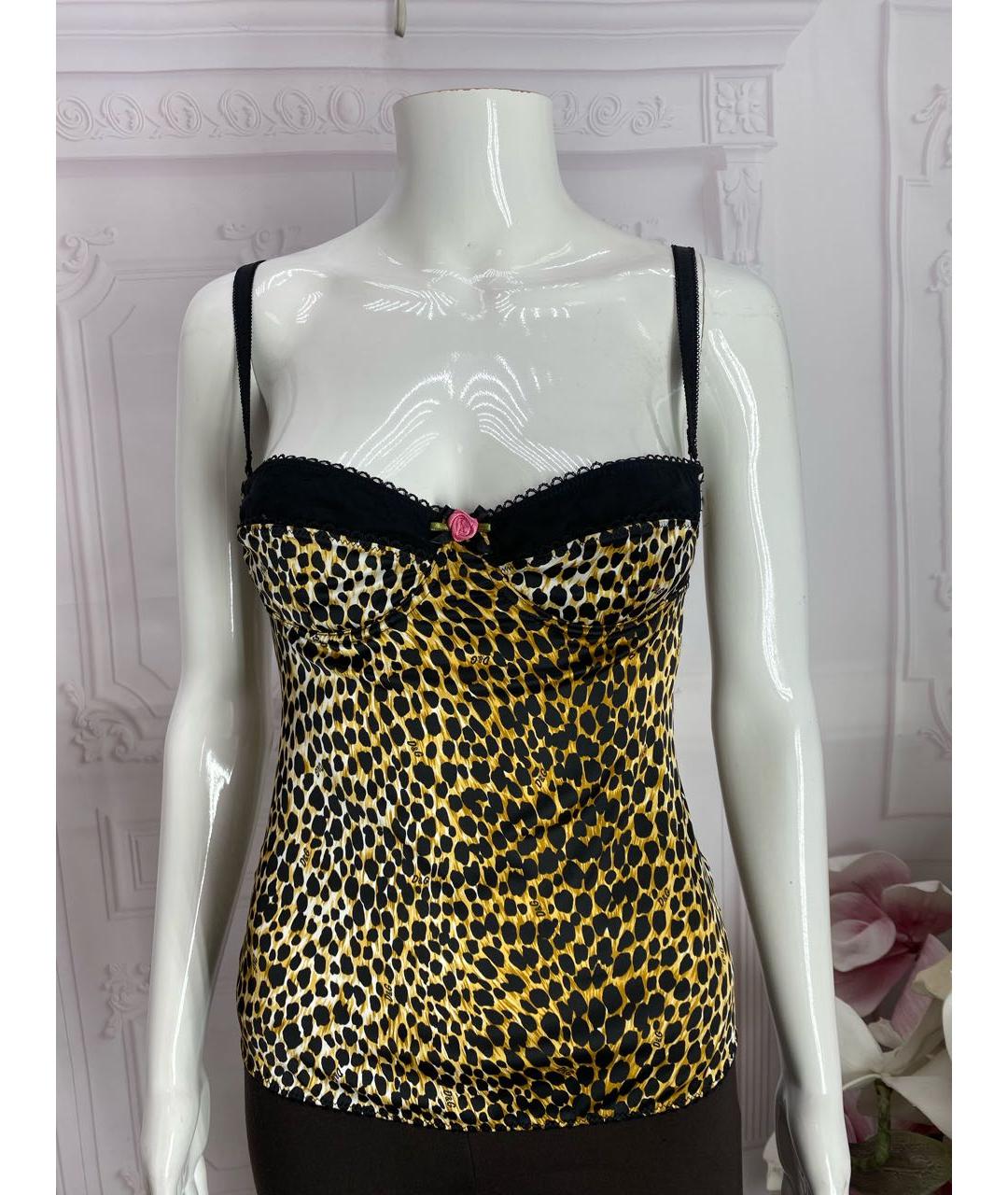 DOLCE&GABBANA Мульти полиэстеровый корсет, фото 5
