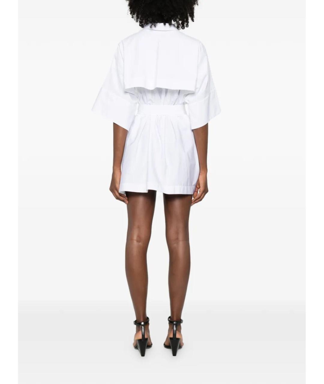 GIVENCHY Белое хлопковое повседневное платье, фото 4