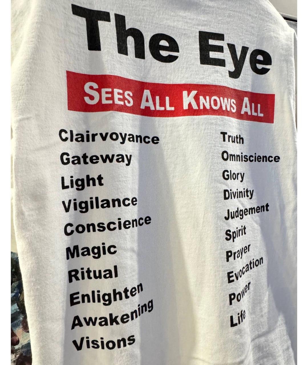 Saint Michael Белая хлопковая футболка, фото 3