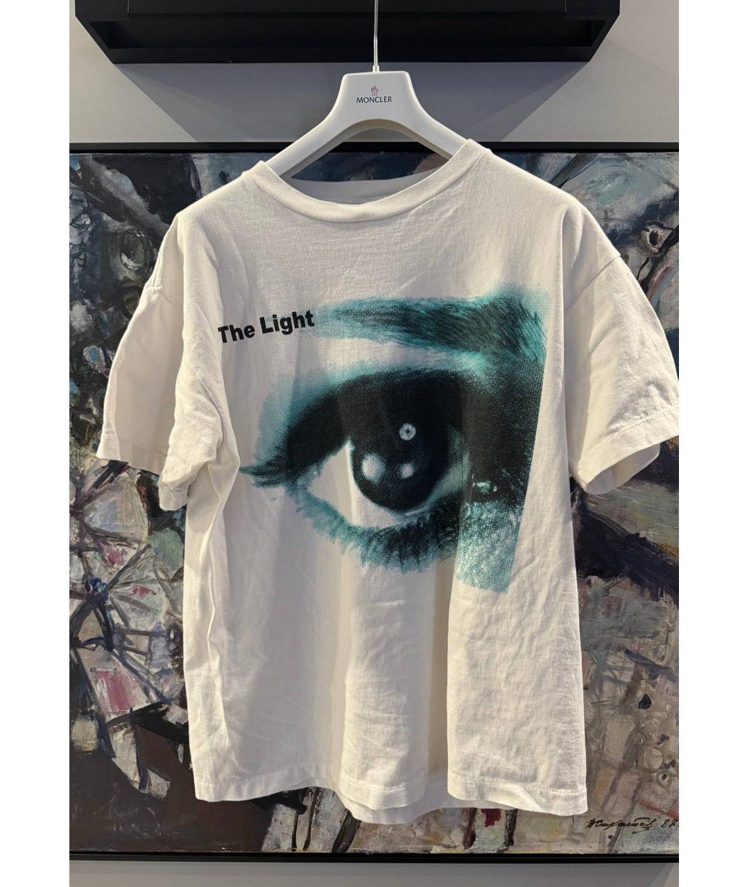 Saint Michael Белая хлопковая футболка, фото 6