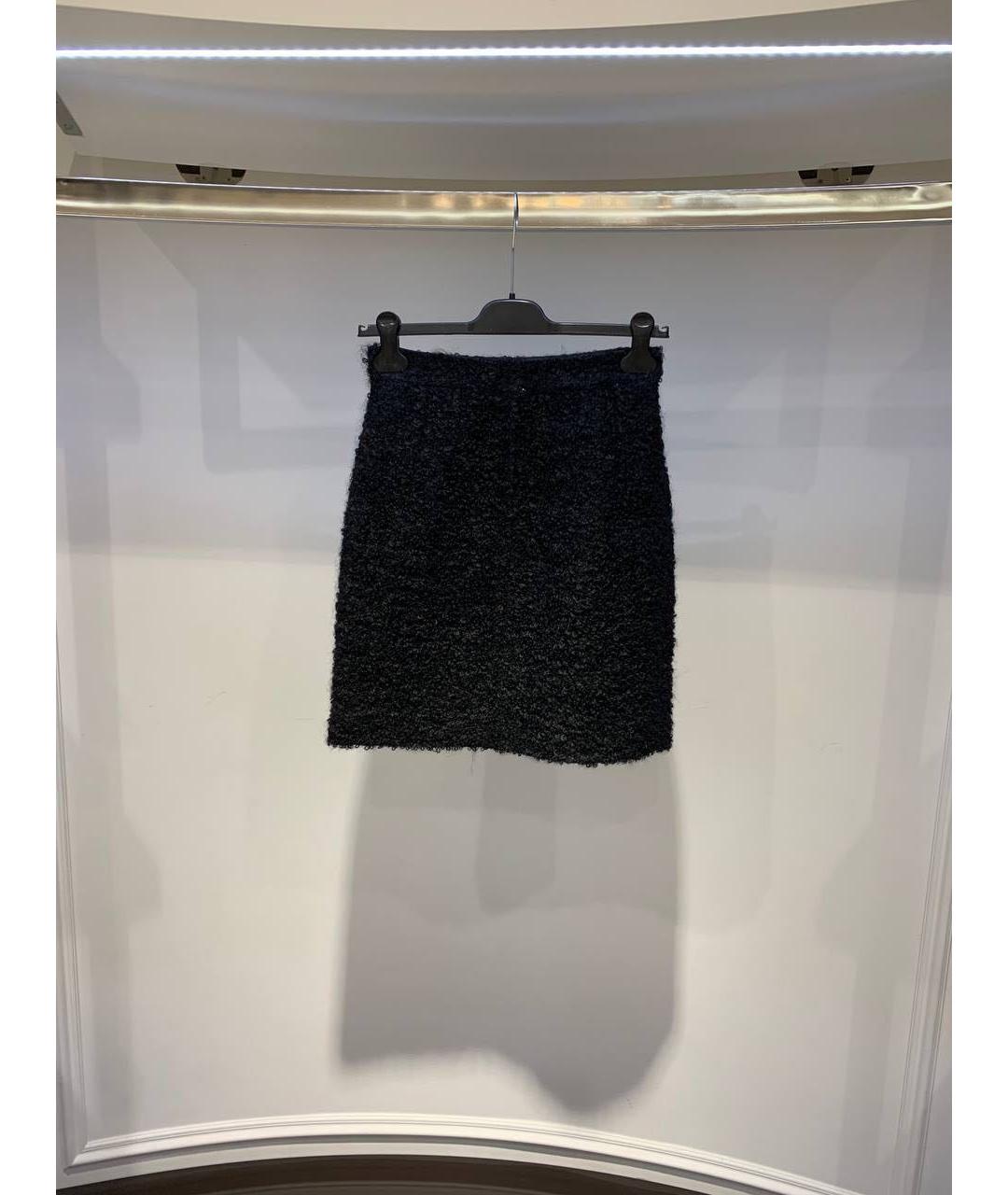 DOLCE&GABBANA Черная юбка мини, фото 2