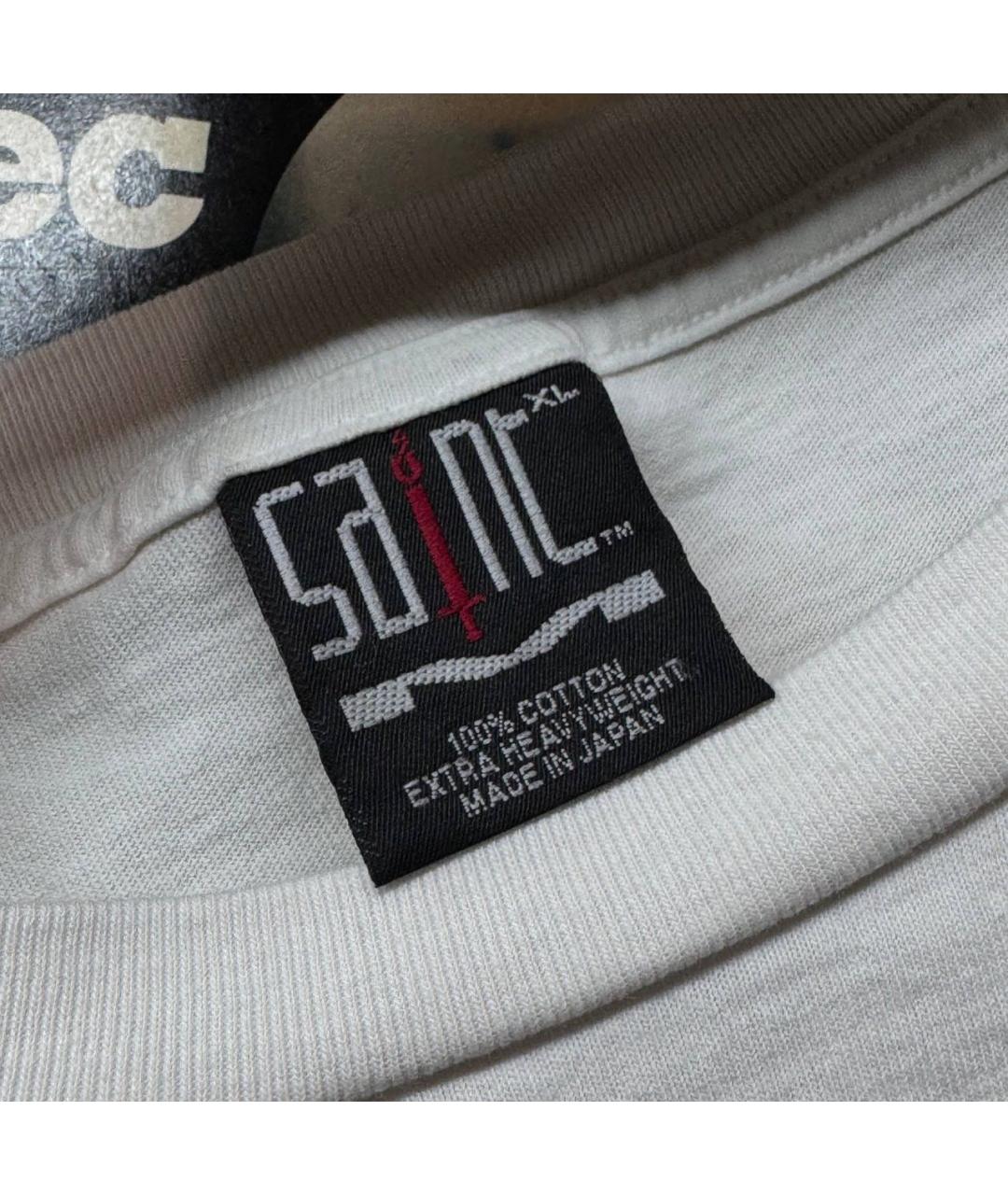 Saint Michael Белая хлопковая футболка, фото 4