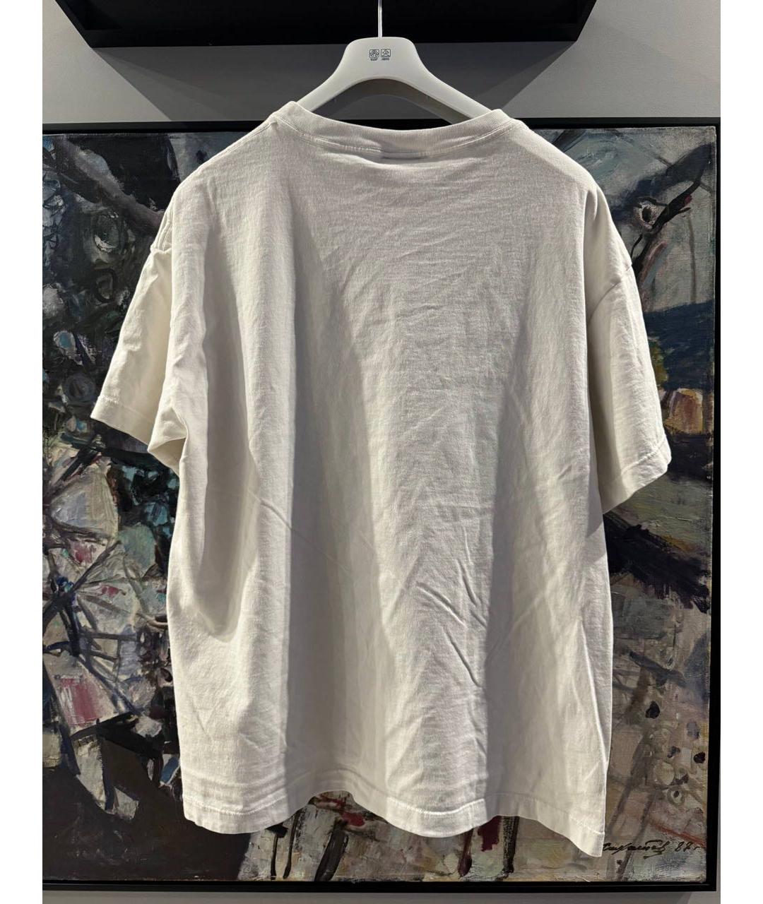 Saint Michael Белая хлопковая футболка, фото 2