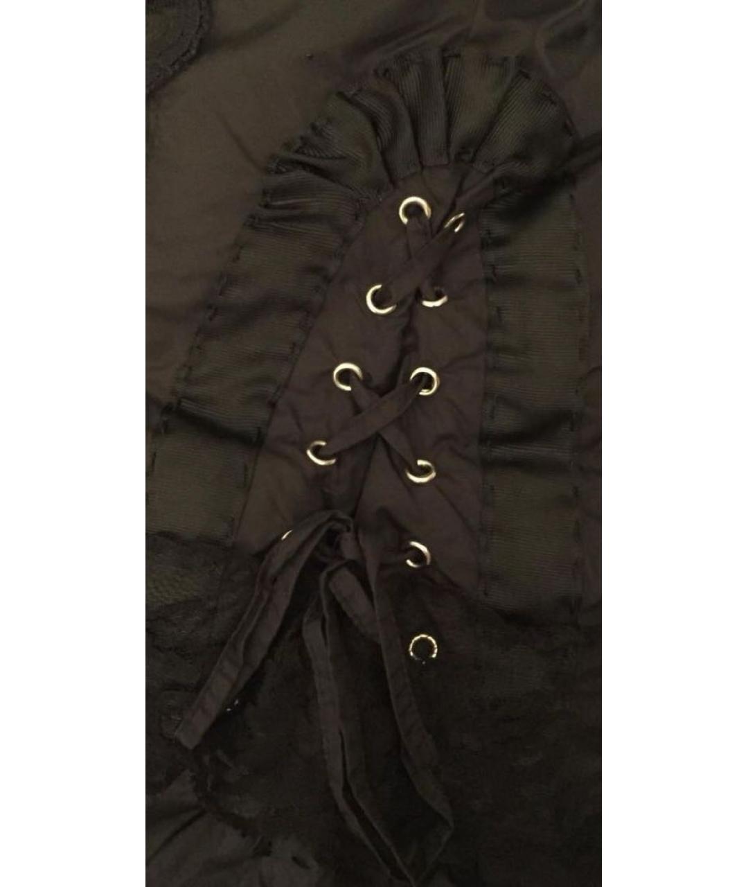 ROBERTO CAVALLI Черный пуховик, фото 4