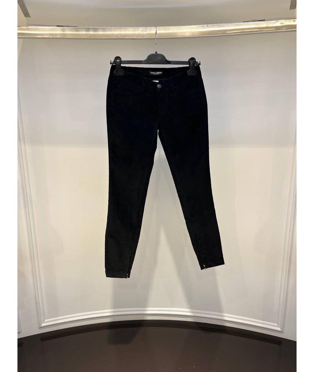 DOLCE&GABBANA Черные брюки узкие, фото 4