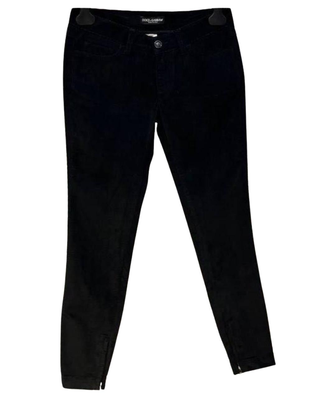 DOLCE&GABBANA Черные брюки узкие, фото 1