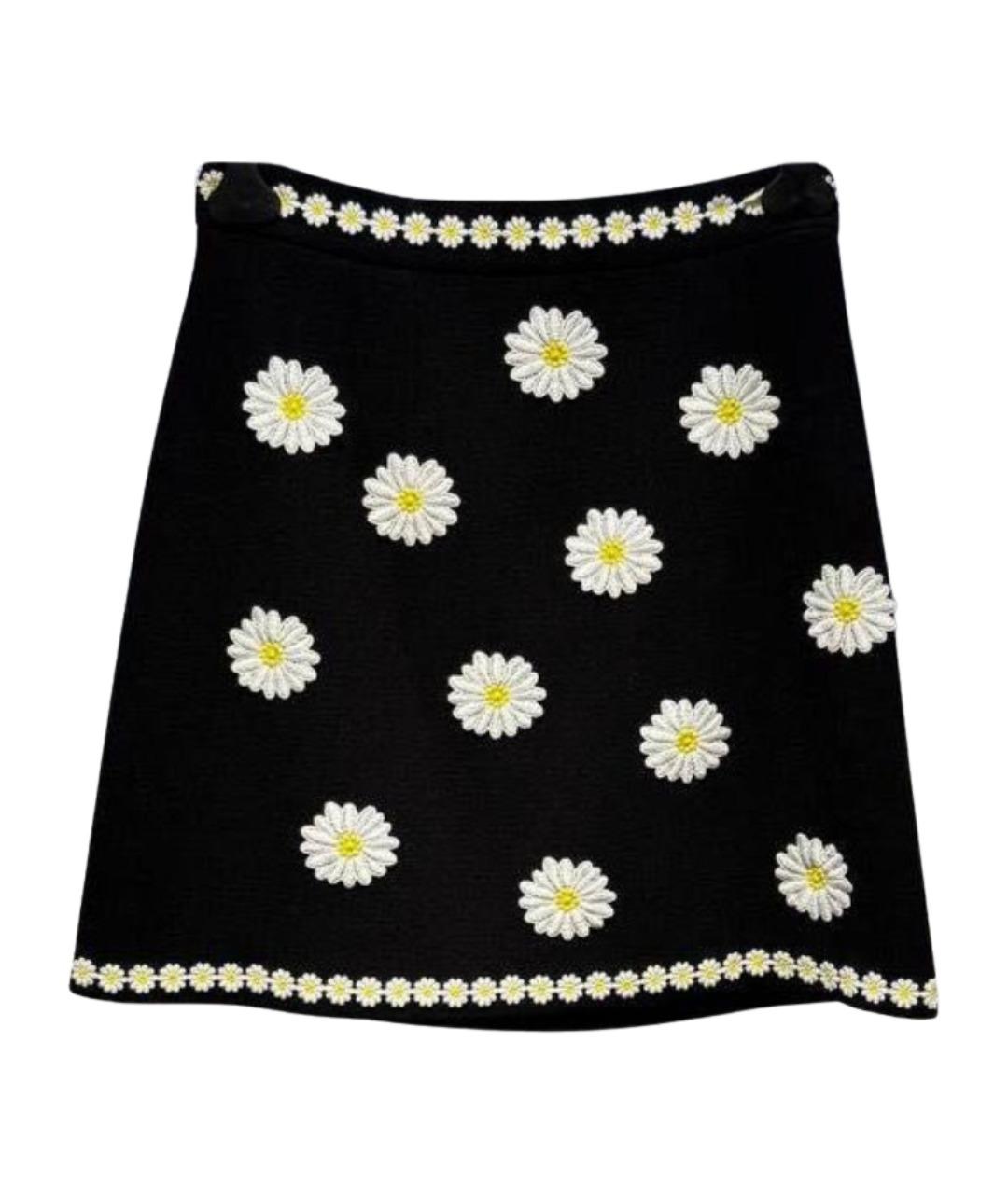 DOLCE&GABBANA Черная юбка мини, фото 1