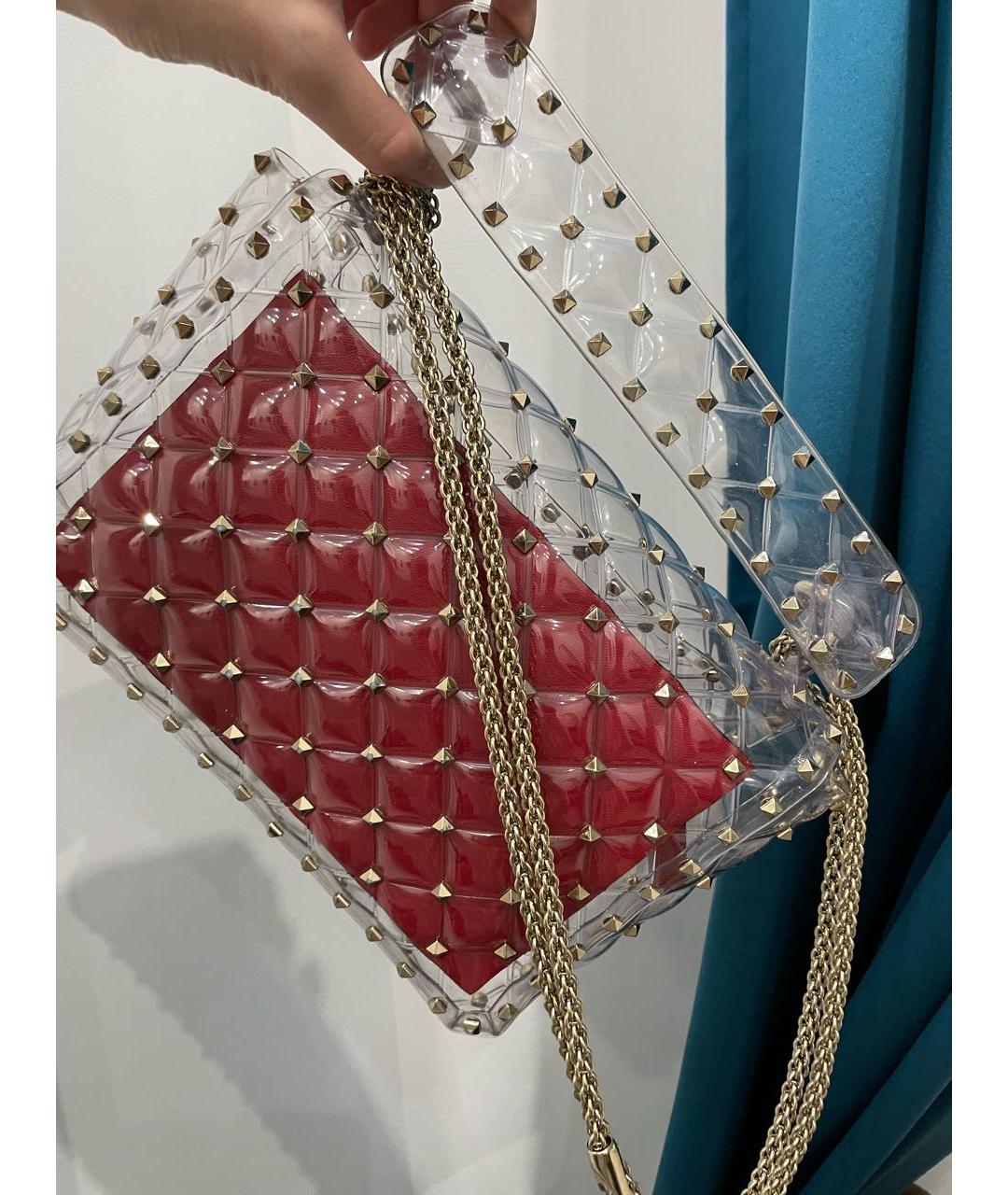 VALENTINO Красная сумка с короткими ручками, фото 7