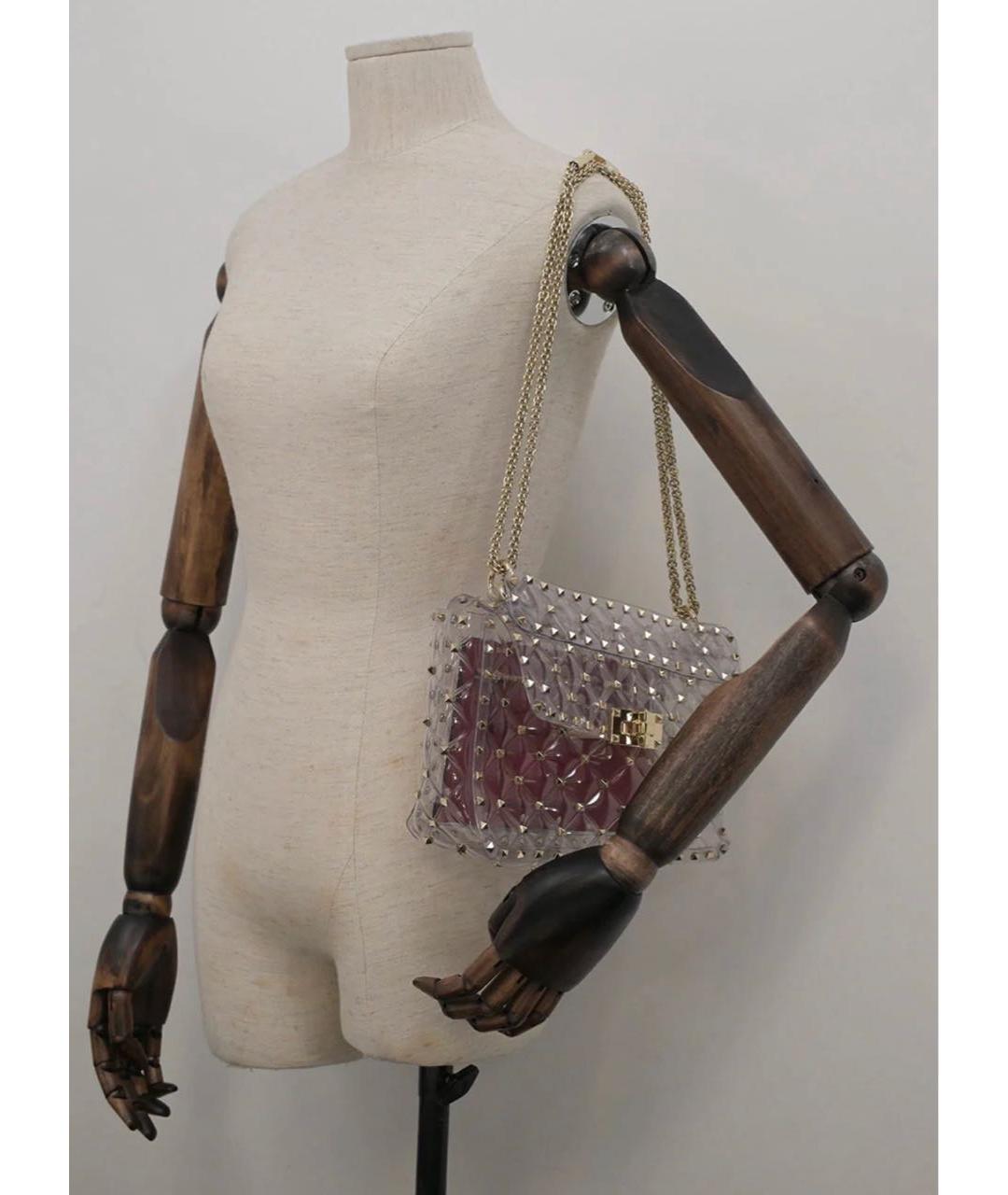 VALENTINO Красная сумка с короткими ручками, фото 5