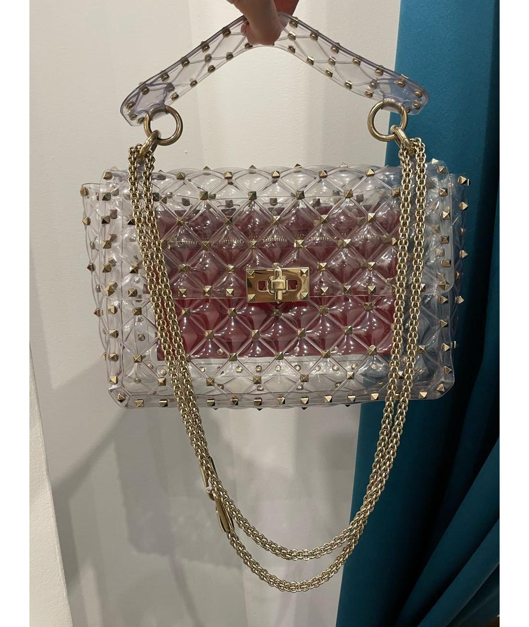 VALENTINO Красная сумка с короткими ручками, фото 6