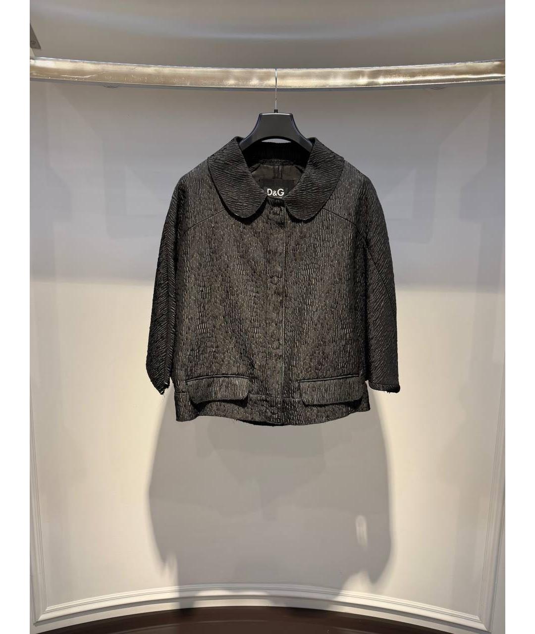 DOLCE&GABBANA Черный жакет/пиджак, фото 3