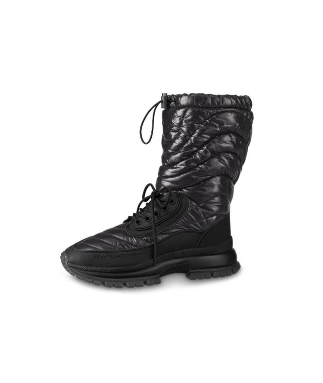 LOUIS VUITTON Черные высокие ботинки, фото 5