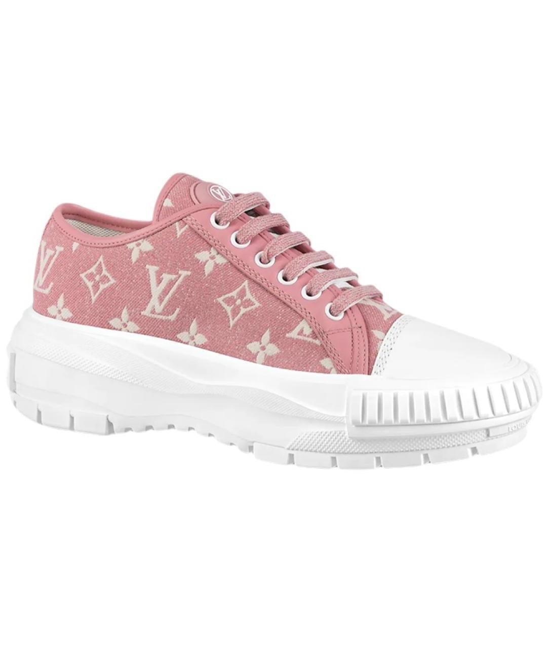 LOUIS VUITTON Розовые кроссовки, фото 1