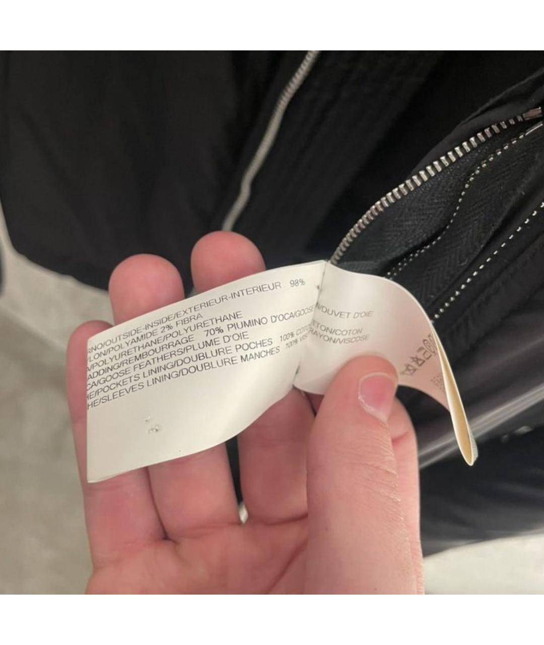 RICK OWENS Черная полиэстеровая куртка, фото 6