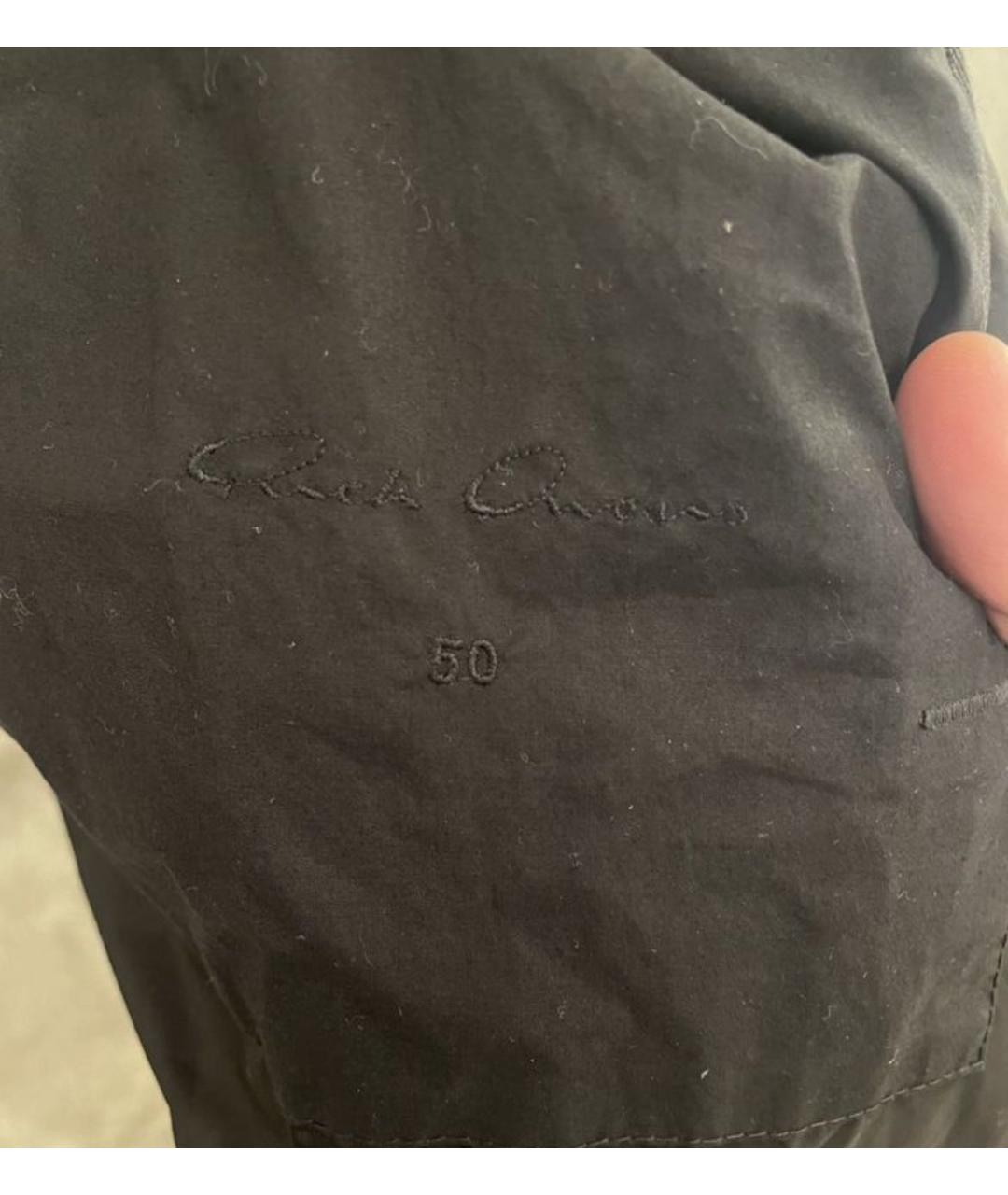 RICK OWENS Черная полиэстеровая куртка, фото 3