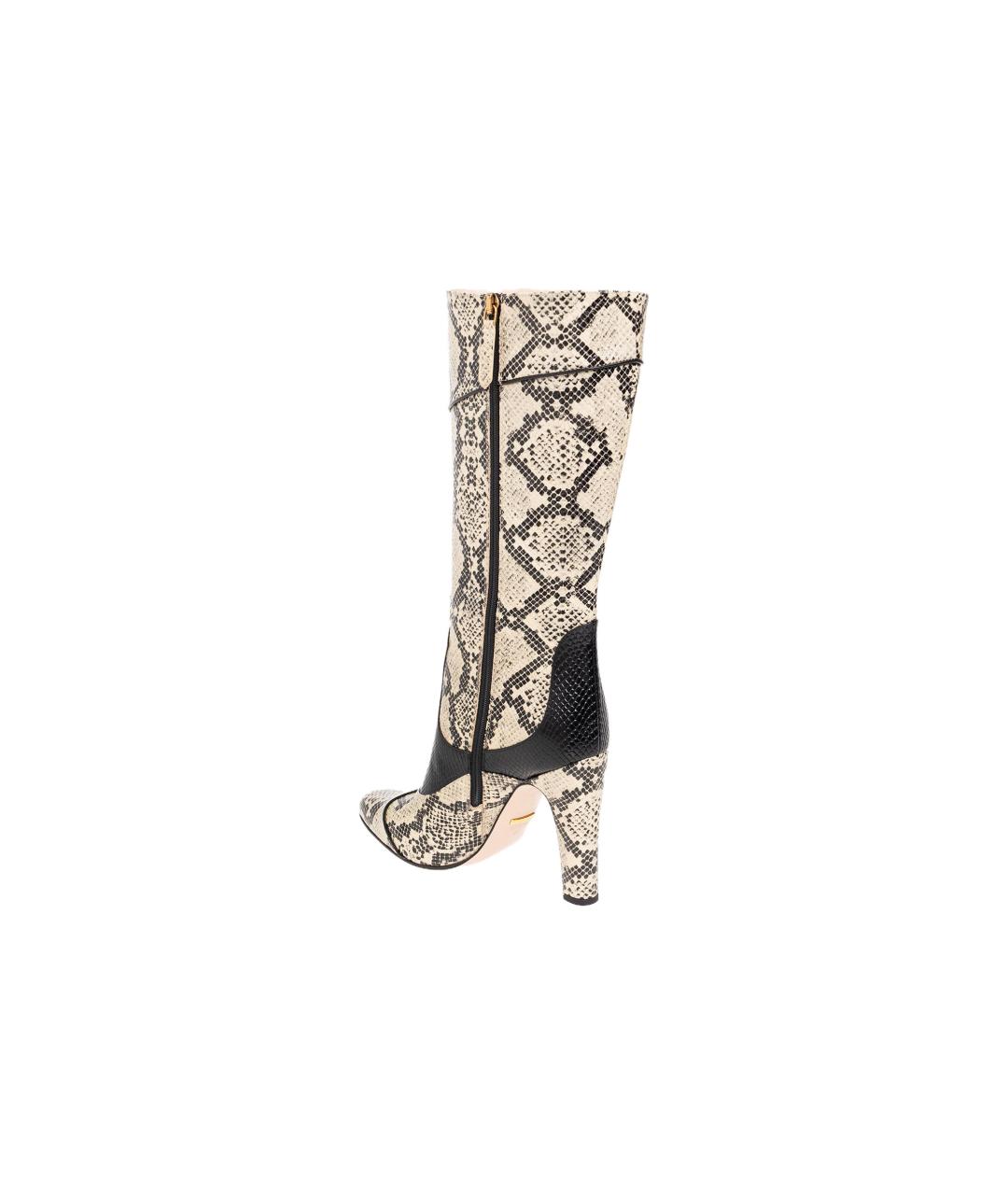 GUCCI Кожаные сапоги, фото 5