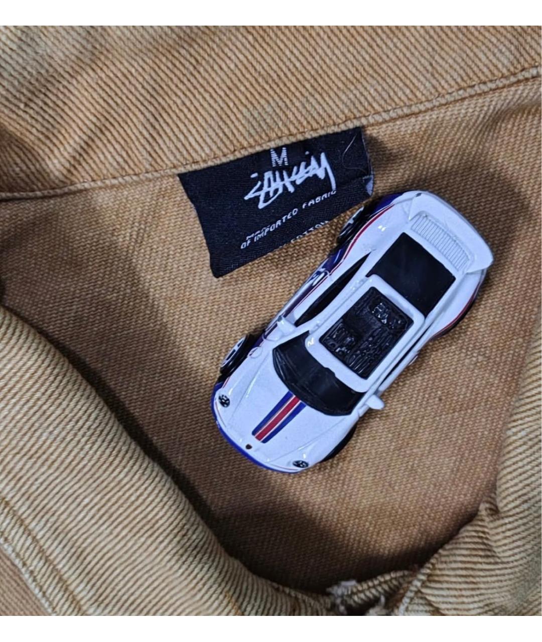 STUSSY Бежевая хлопковая куртка, фото 6