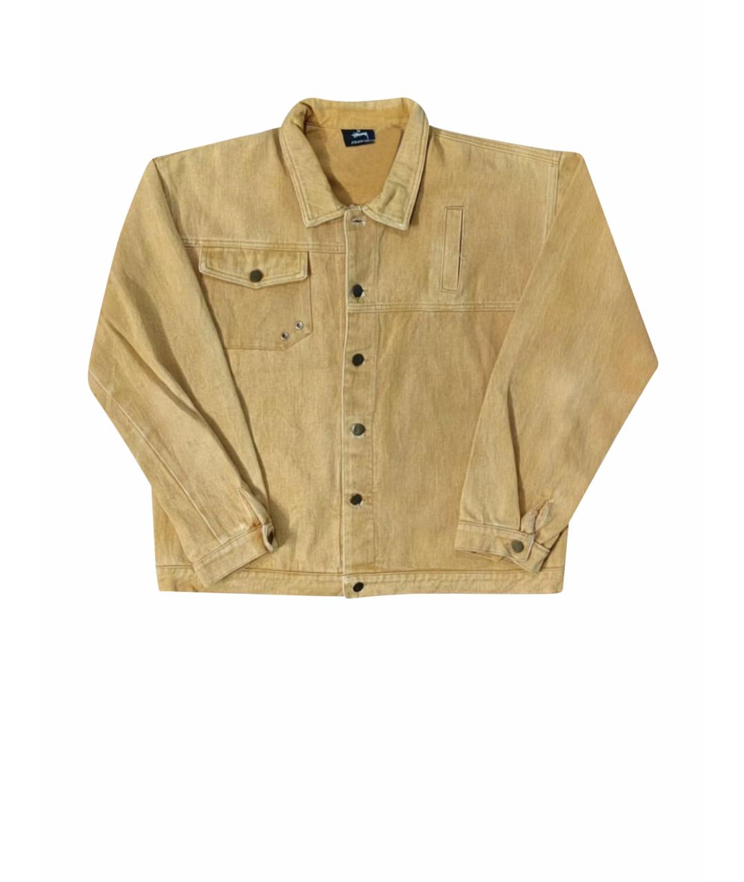 STUSSY Бежевая хлопковая куртка, фото 1