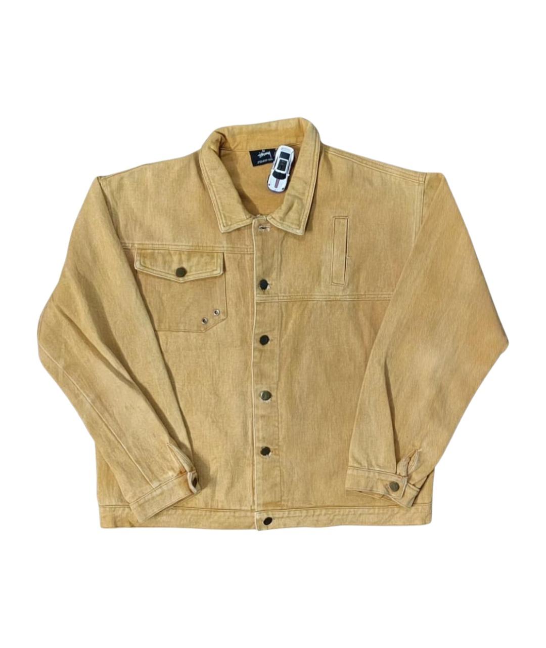 STUSSY Бежевая хлопковая куртка, фото 9