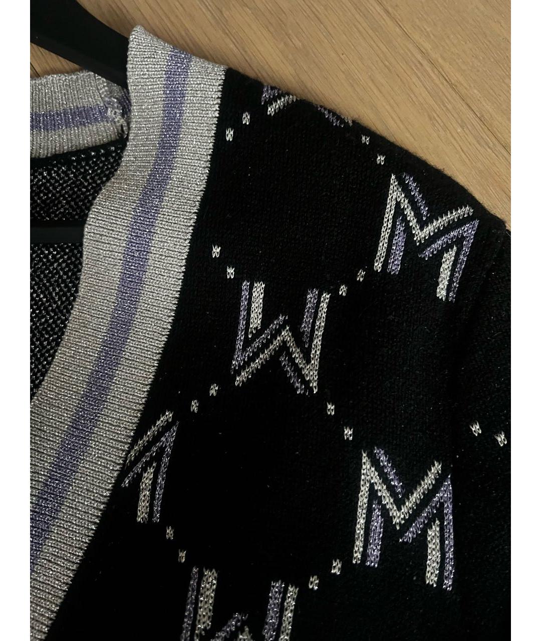 MAJE Черный хлопковый кардиган, фото 5