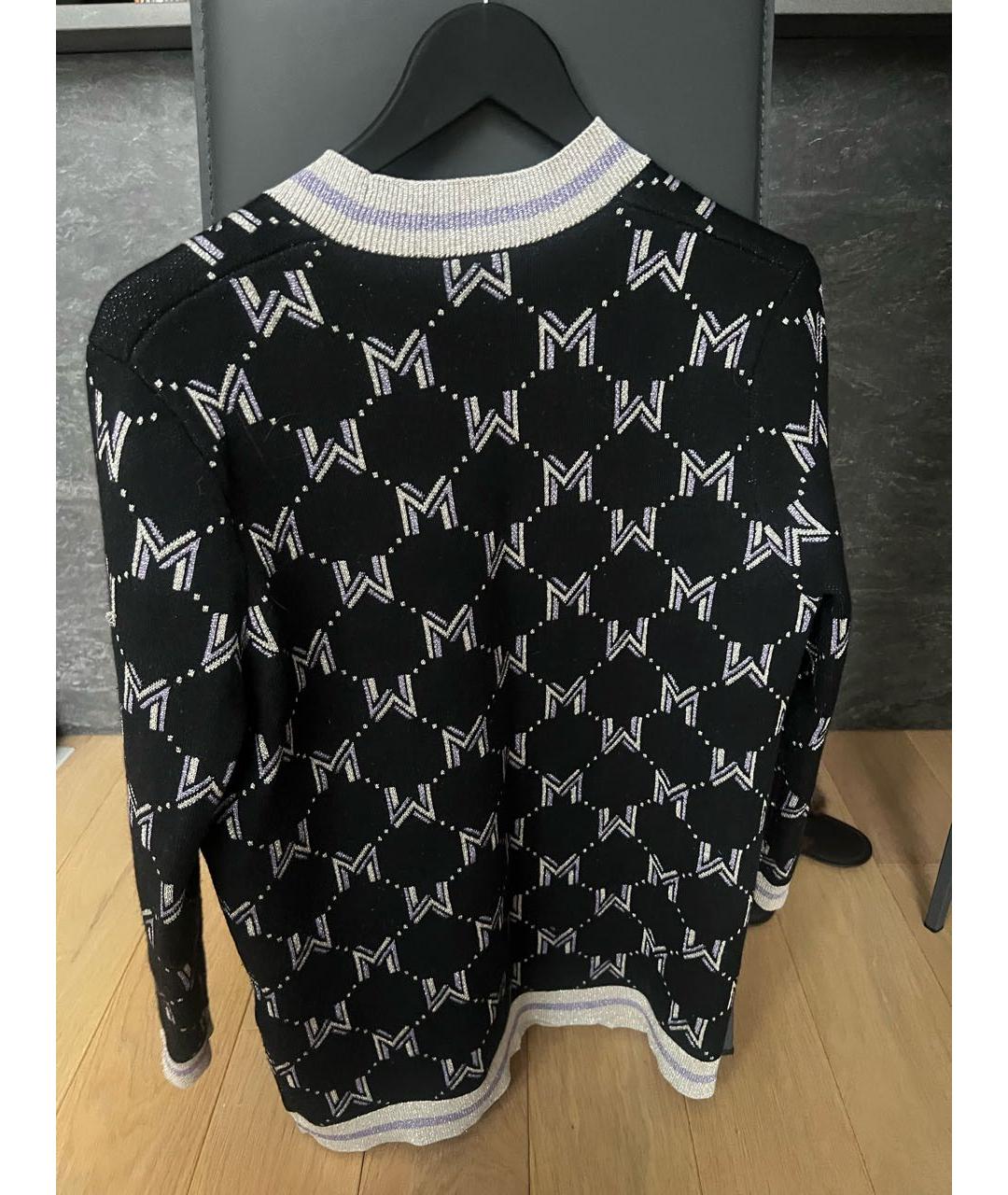 MAJE Черный хлопковый кардиган, фото 2