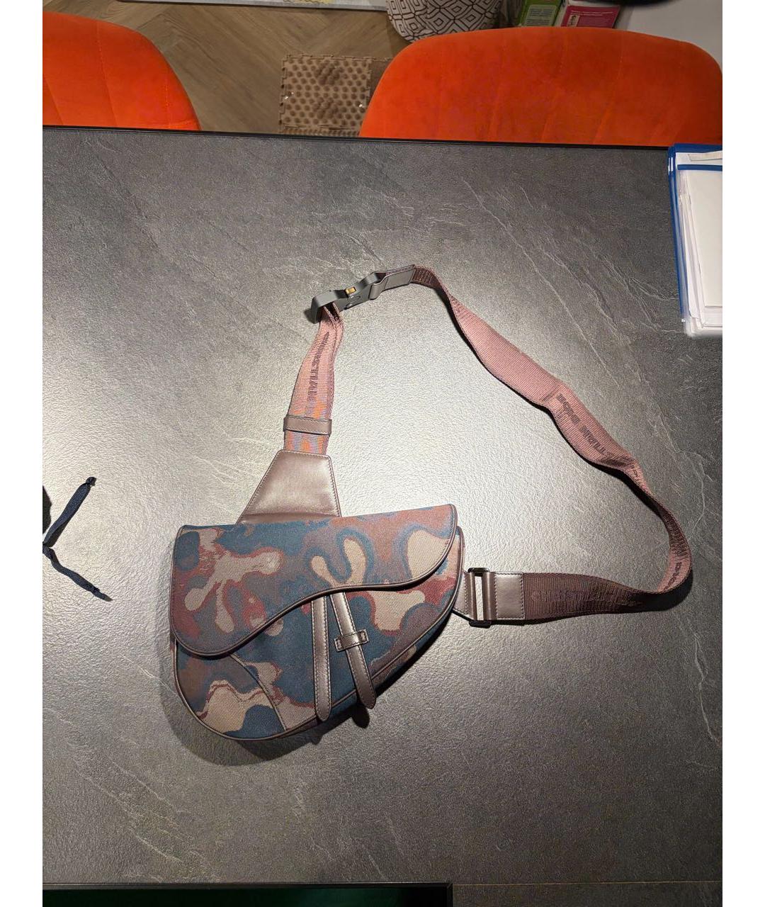 CHRISTIAN DIOR Мульти деним сумка на плечо, фото 7