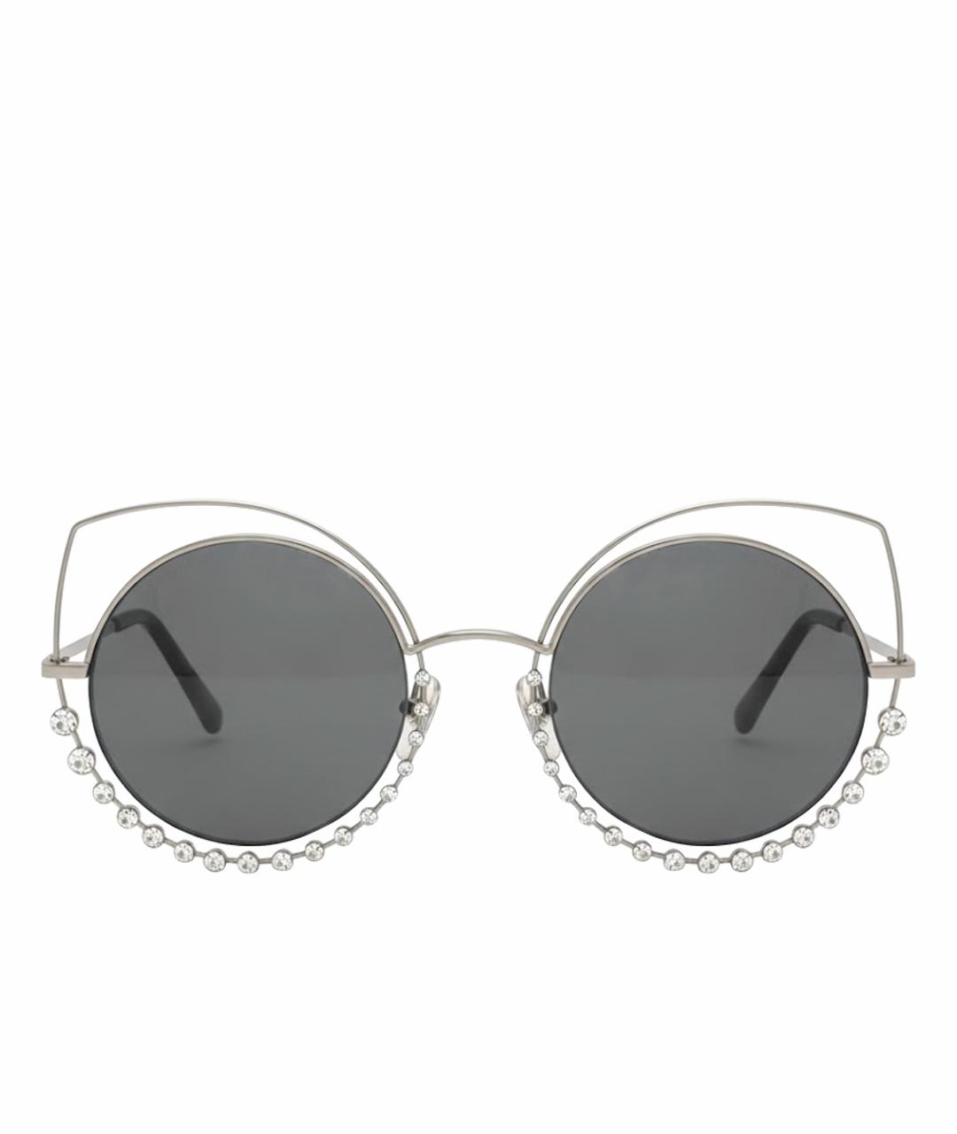 MARC JACOBS Серебряные металлические солнцезащитные очки, фото 5