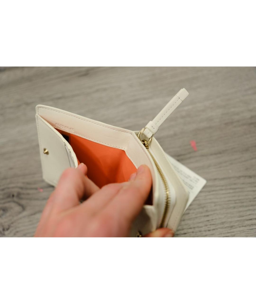 CHLOE Белый кожаный кошелек, фото 8