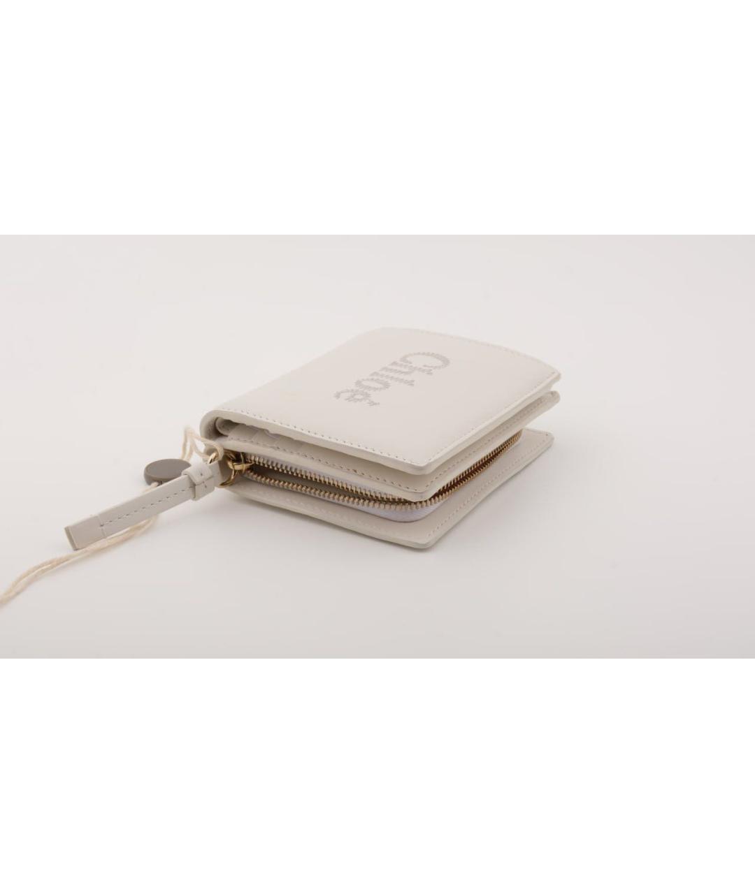 CHLOE Белый кожаный кошелек, фото 2