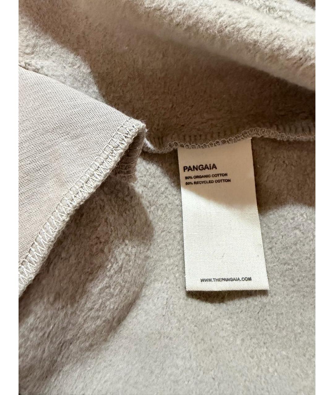 THE PANGAIA Серое хлопковое повседневное платье, фото 4