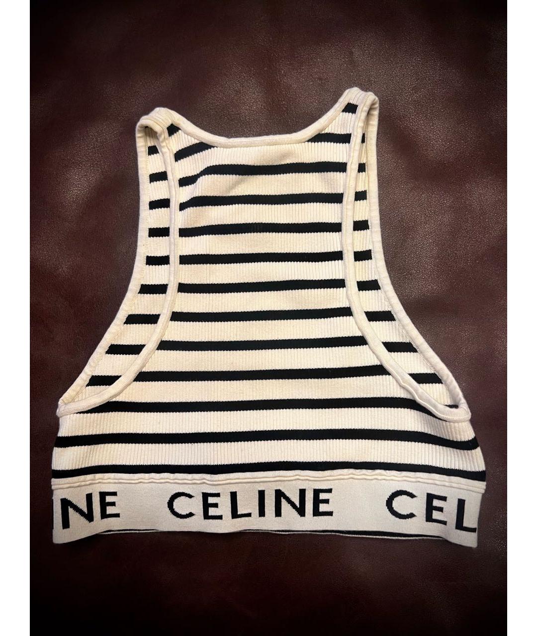 CELINE Мульти хлопковая майка, фото 3