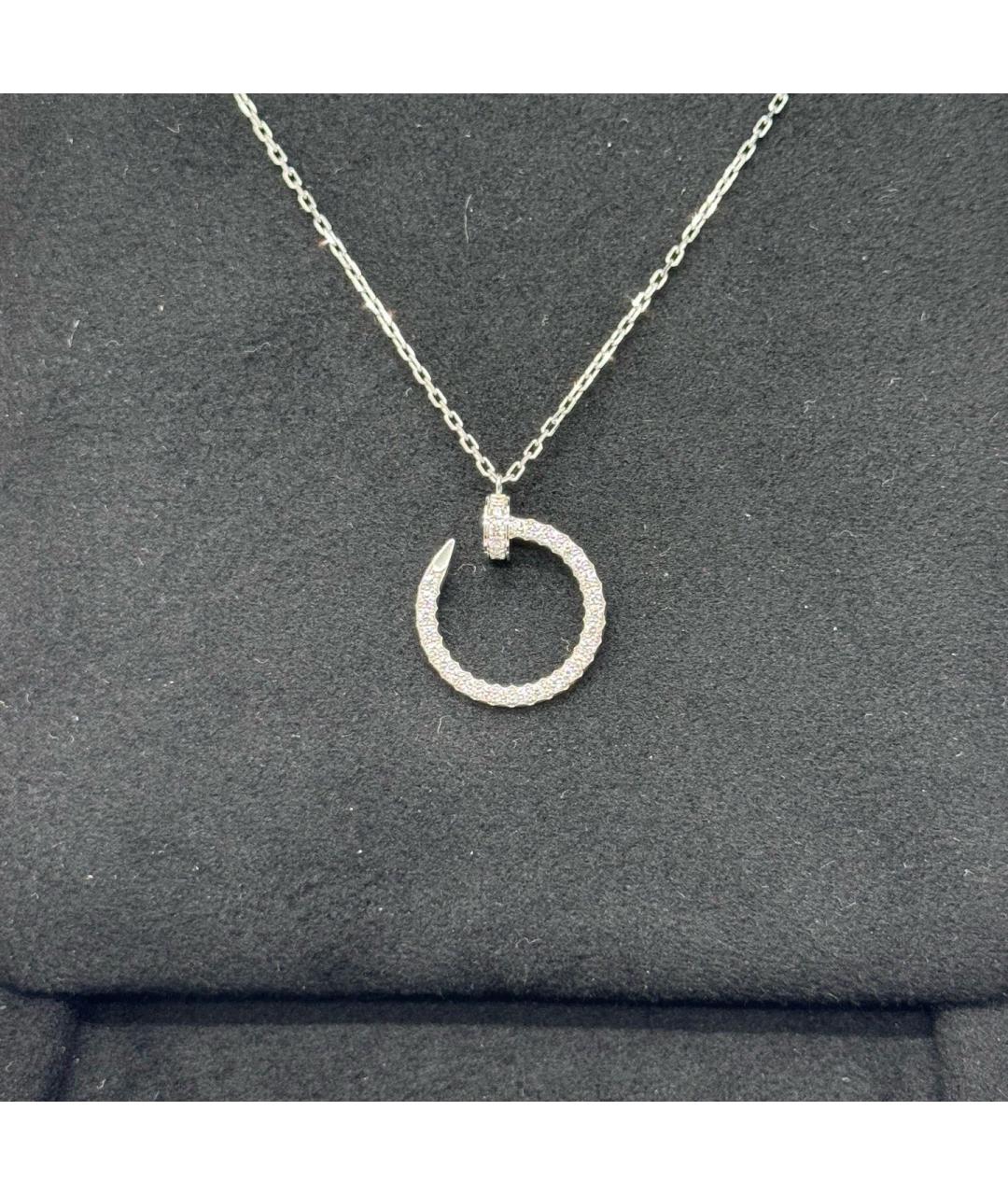 CARTIER Серебряное колье из белого золота, фото 7