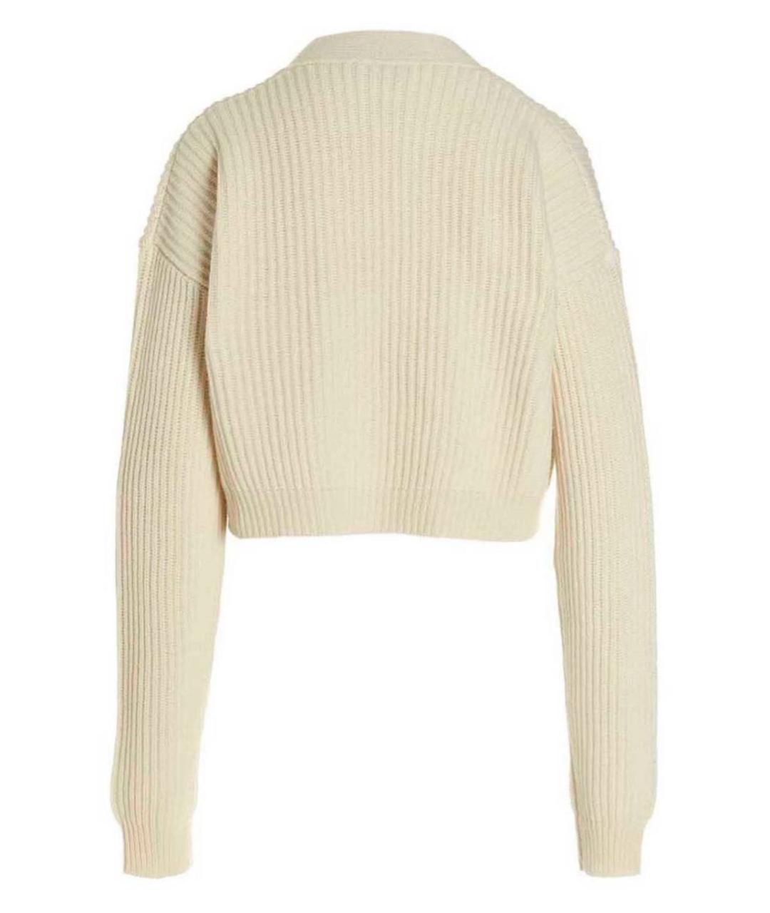 THE ANDAMANE Бежевый шерстяной кардиган, фото 2