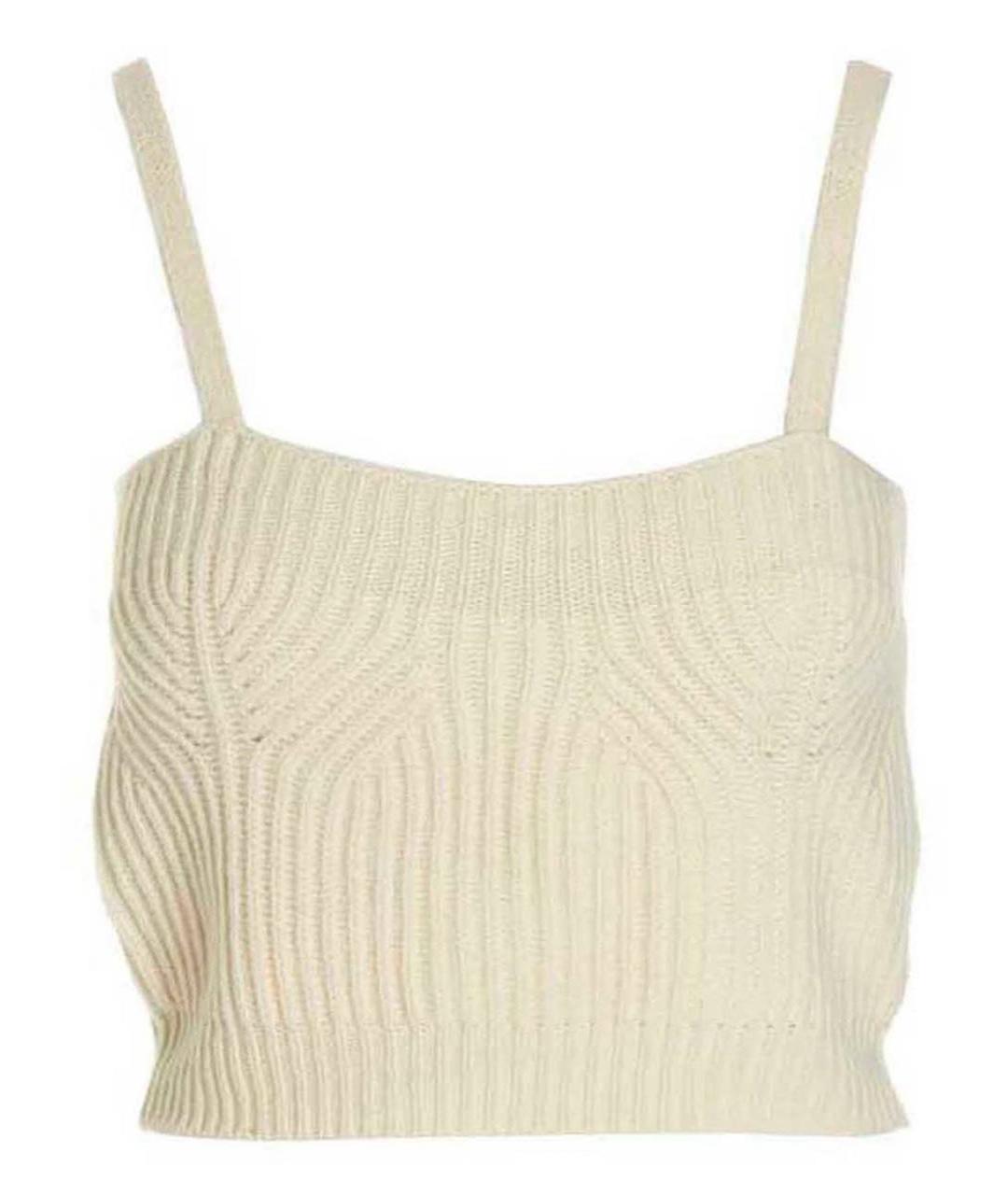 THE ANDAMANE Бежевый шерстяной кардиган, фото 4