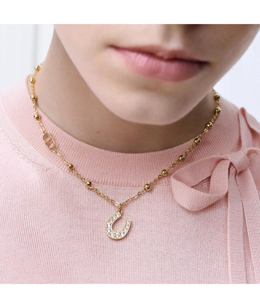 CHRISTIAN DIOR Золотое колье, фото 2