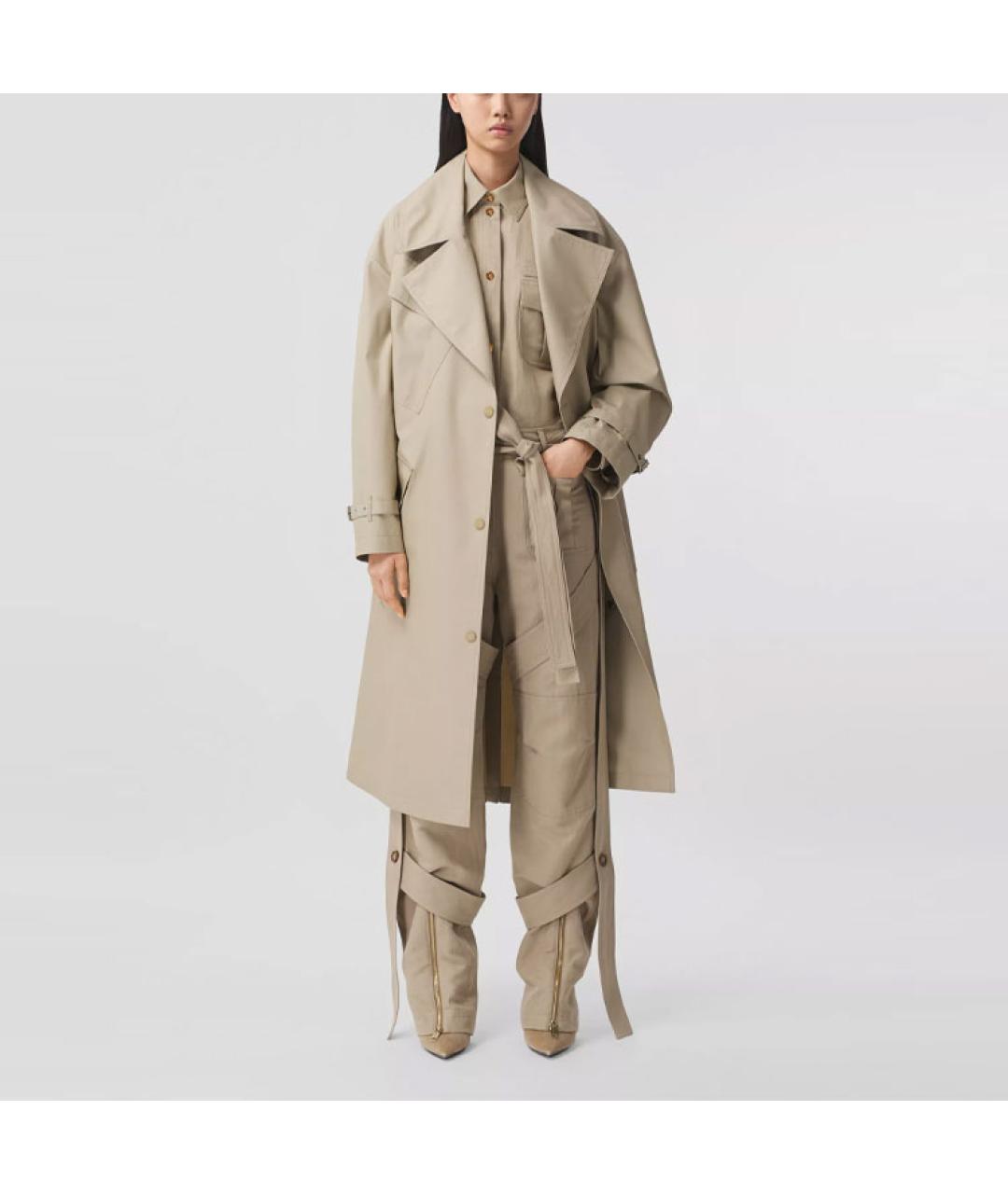 BURBERRY Бежевый тренч/плащ, фото 3