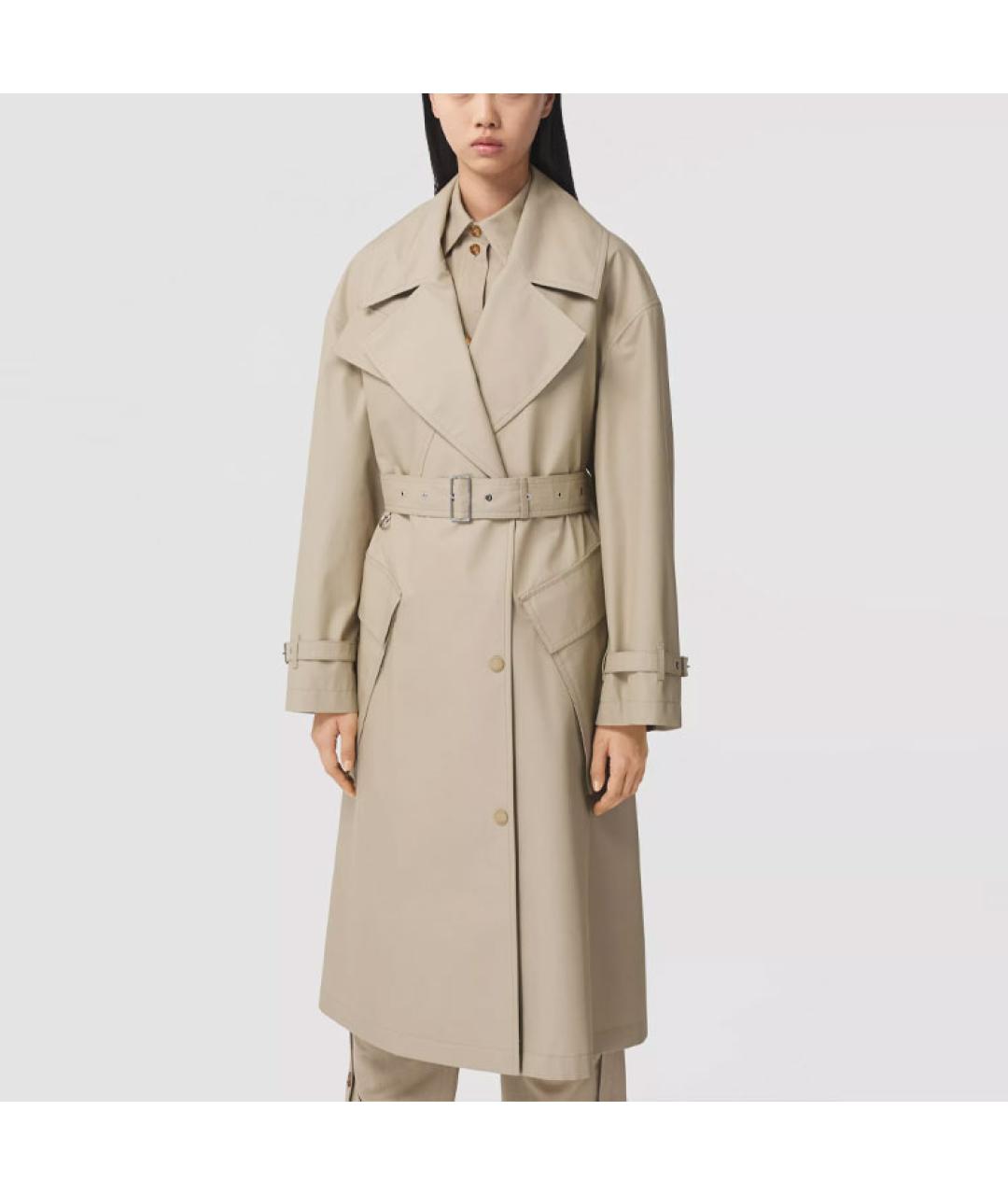 BURBERRY Бежевый тренч/плащ, фото 2