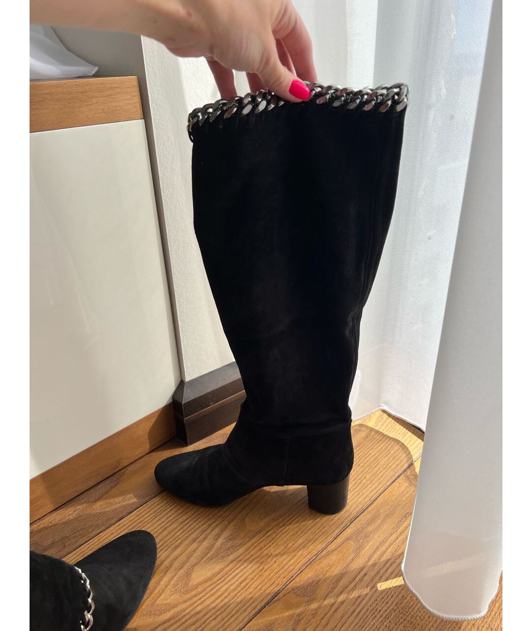 CASADEI Черные замшевые сапоги, фото 2