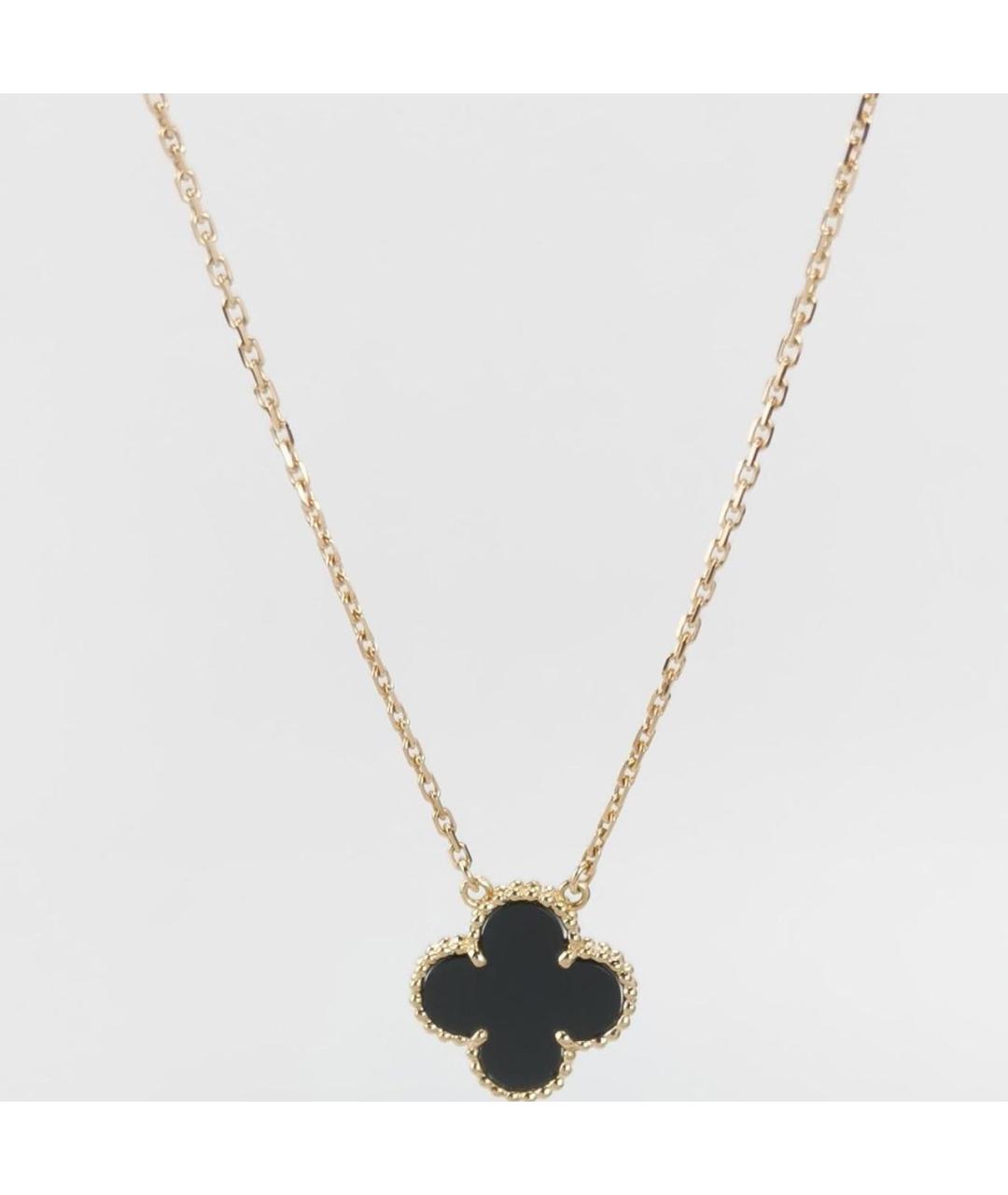 VAN CLEEF & ARPELS Черное колье из желтого золота, фото 3