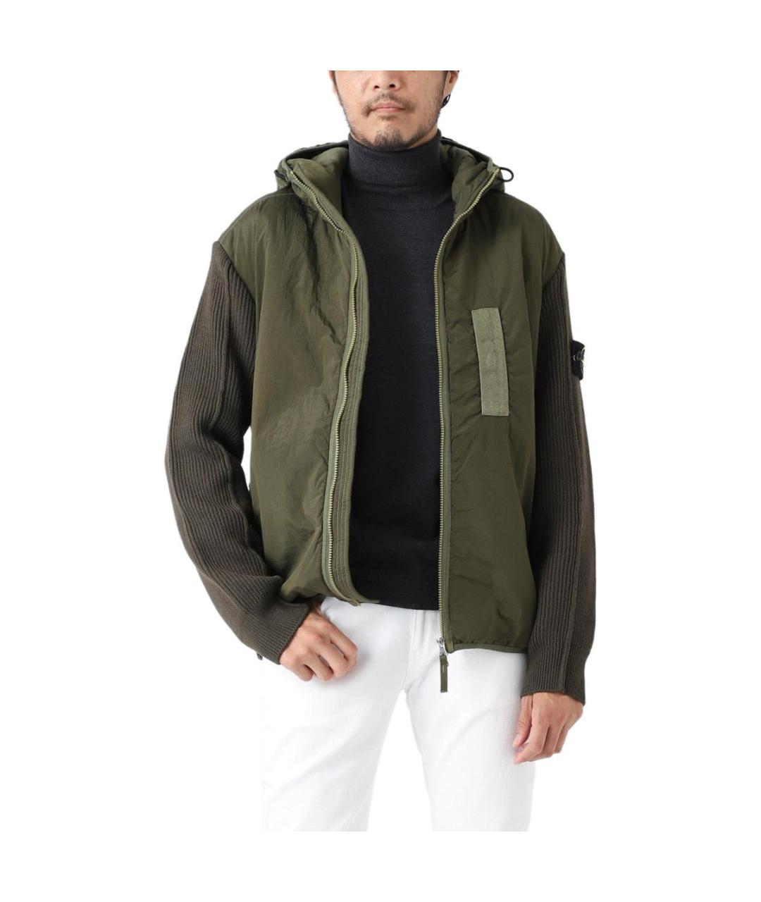 STONE ISLAND Зеленая куртка, фото 3