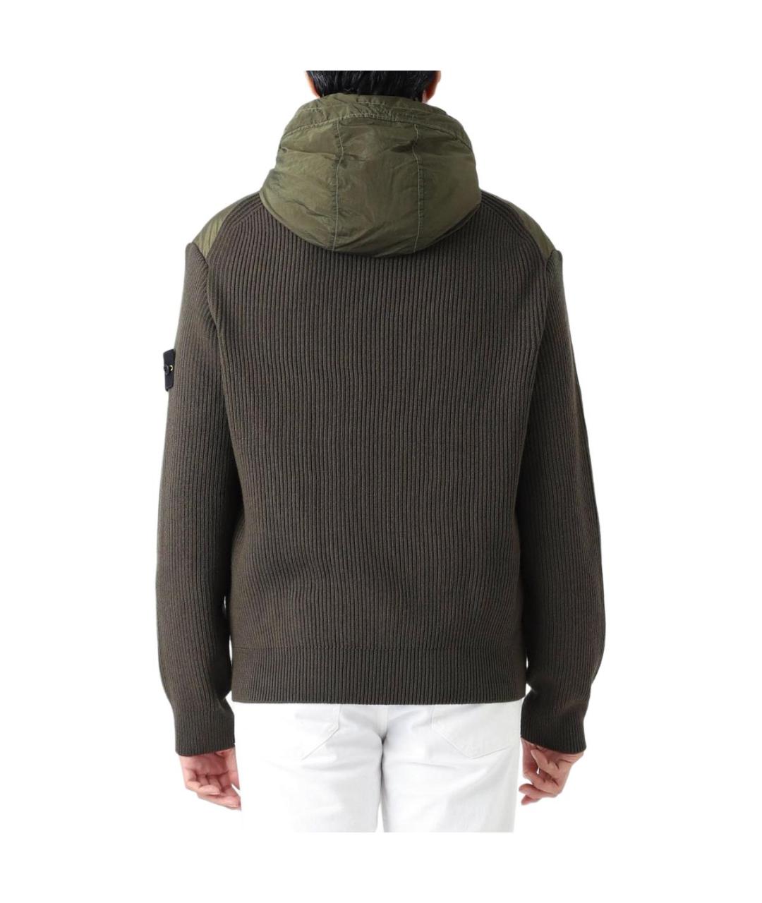 STONE ISLAND Зеленая куртка, фото 5