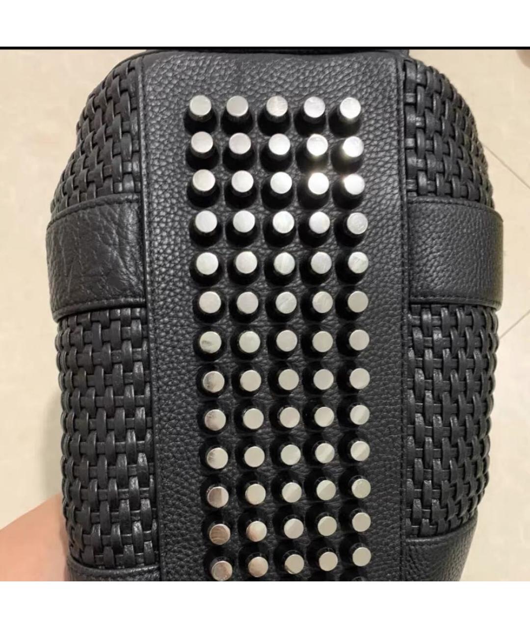 ALEXANDER WANG Черная кожаная сумка тоут, фото 3