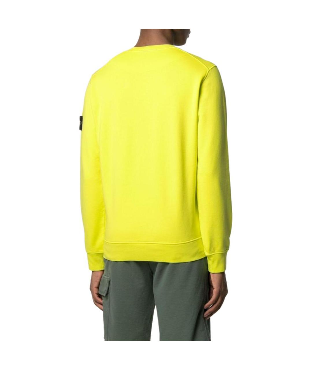STONE ISLAND Желтый джемпер / свитер, фото 4
