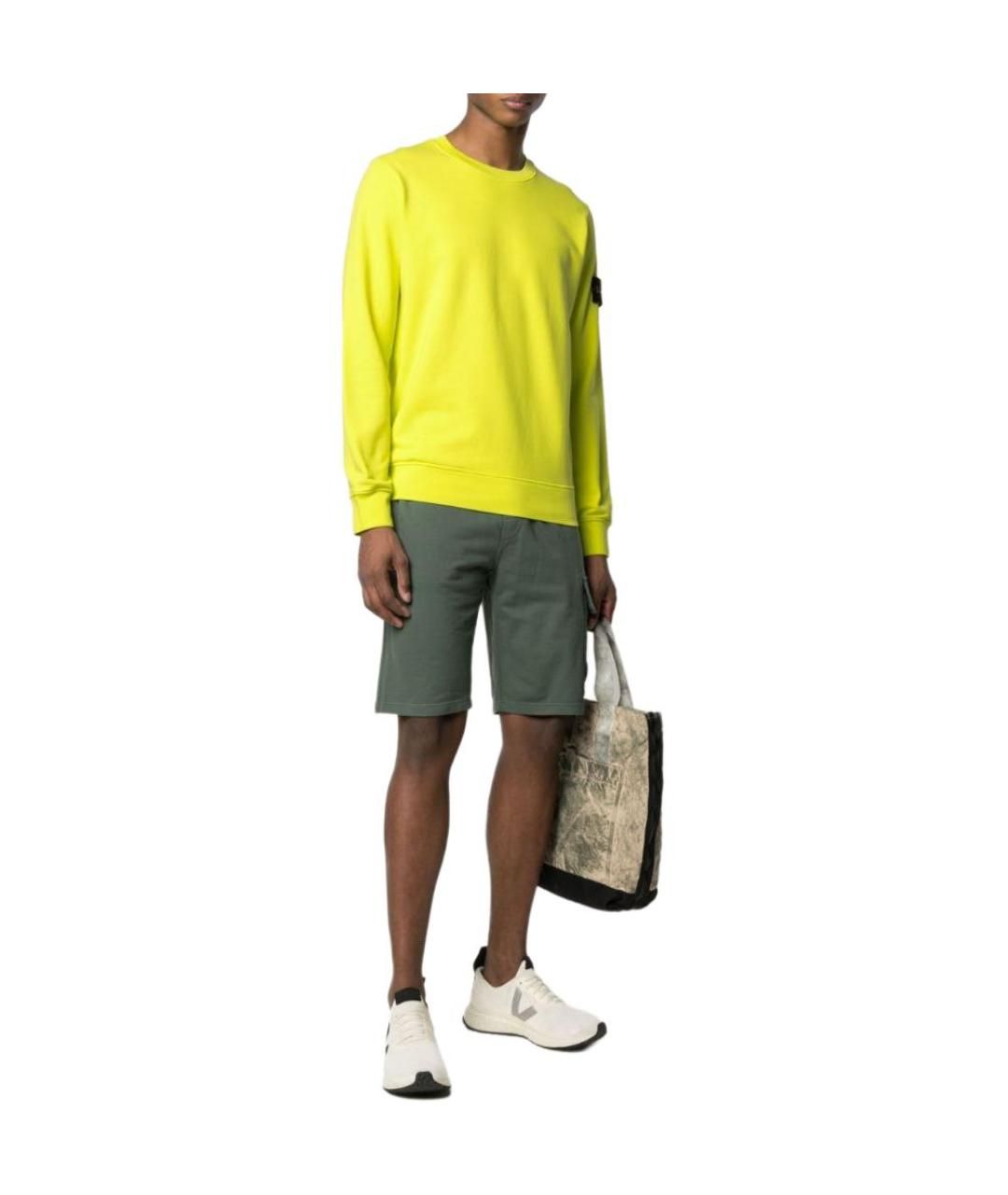 STONE ISLAND Желтый джемпер / свитер, фото 2